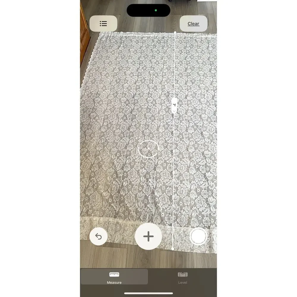 Vintage White Floral Lace Curtain Panel Scalloped Rose Cottagecore Shabby Chic